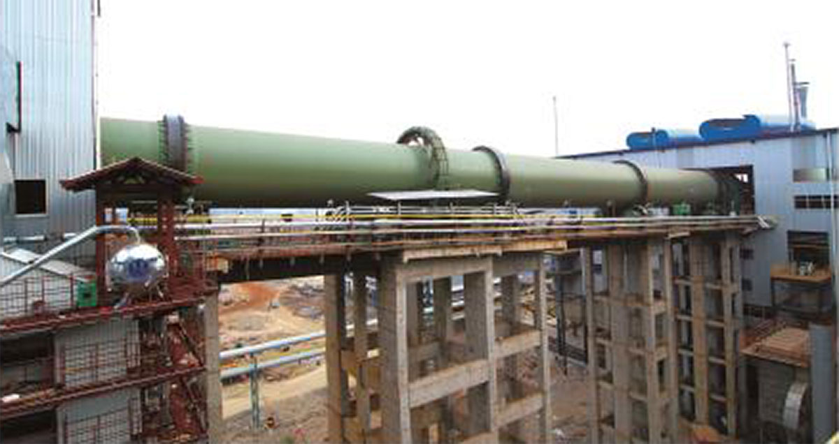  鎳球團(tuán)回轉(zhuǎn)窯